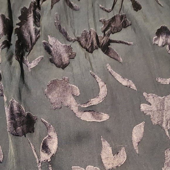 Whbm silk off shoulder dark blue blouse size XL - Picture 4 of 7